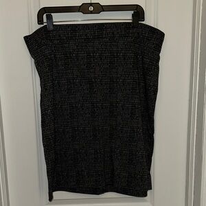 Counterparts Black Textured Pencil Skirt